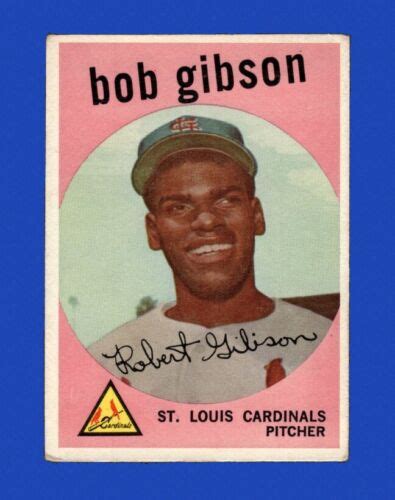 1959 Topps Set Break 514 Bob Gibson RC VG VGEX GMCARDS EBay