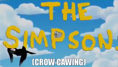 Yarn Crow Cawing The Simpsons S E Comedy Video Gifs