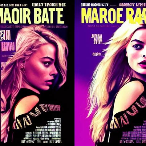 Margot Robbie Gta Cover Art Stable Diffusion