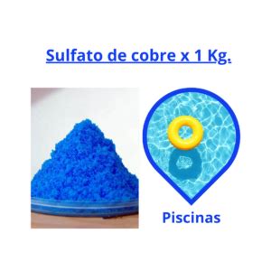 Sulfato De Cobre Para Piscinas Kg Proliagua