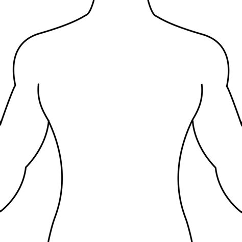 Human Body Outline Printable - ClipArt Best