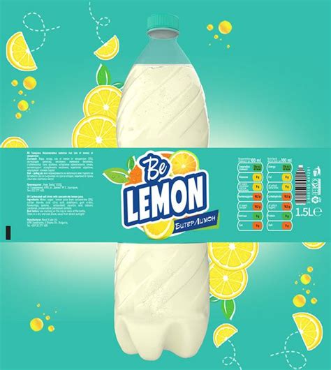 A Carton Of Lemonade On A Blue Background