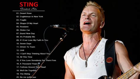 Sting Greatest Hits The Very Best Of Sting Live Album 2019 Youtube