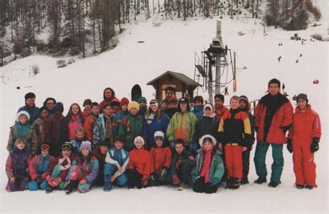 Photo De Classe Classe De Neige Cm2 à Ristolas De 1996 Ecole Marie