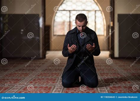 Humble Muslim Prayer Stock Photo Image Of Caucasian 118204642