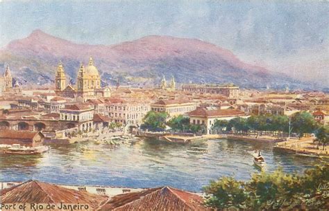 Port Of Rio De Janiero Tuckdb Postcards