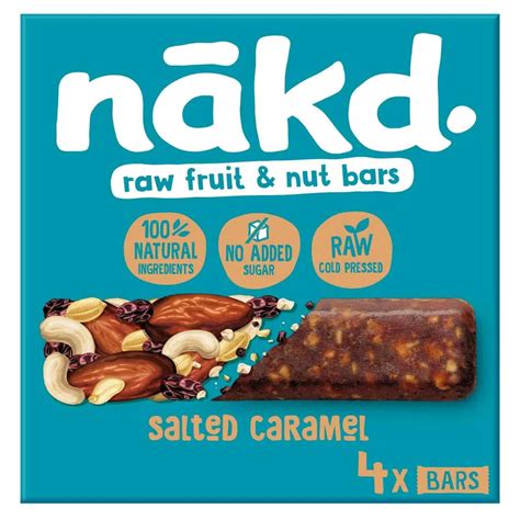 Barra Crua Caramelo Salgado sem Adição de Açúcar NAKED Nutripédia