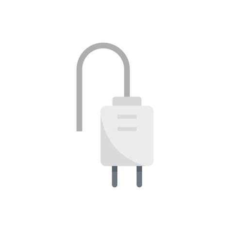 Premium Vector Electric Plug Icon Flat Illustration Of Electric Plug