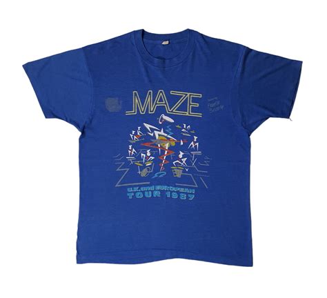 Vintage Maze Featuring Frankie Beverly Uk European Tour T Shirt