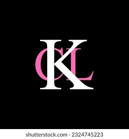 Classic Elegant Letter Kcl Logo Vector Stock Vector (Royalty Free ...