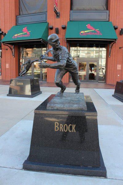 The Sporting Statues Project Lou Brock St Louis Cardinals Busch