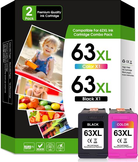 Yatunink 63xl Ink Cartridge Combo Pack Compatible With Hp Ink 63 Hp 63 Ink Hp 63