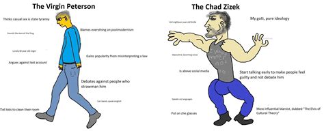 Virgin Peterson Vs Chad Zizek R Virginvschad