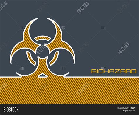 Bio Hazard Warning Vector Photo Free Trial Bigstock