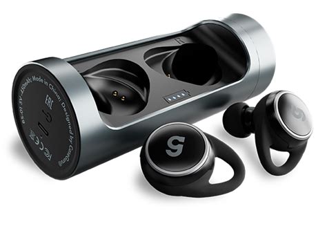 Беспроводные Bluetooth-наушники CaseGuru CGPods X с микрофоном Black ...