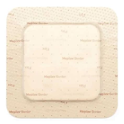 Foam Dressing Mepilex® Border Flex 3 X 3 Inch With Border Adhesive