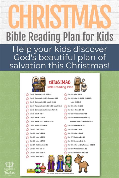 Bible Reading Pages - Kids Bible Teacher