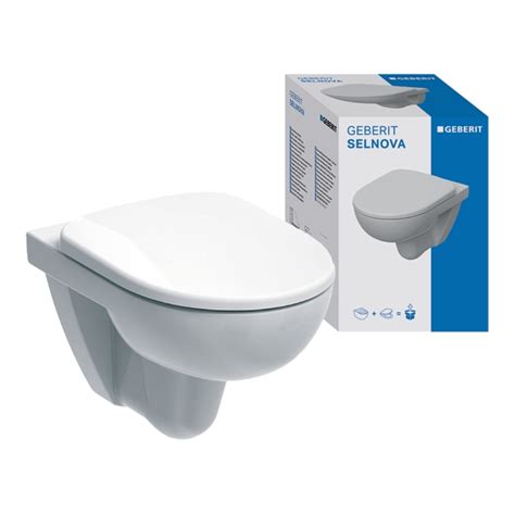 Geberit Selnova Grab Go Wall Hung Toilet Pack With Standard Seat