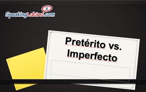 Preterite vs Imperfect Spanish Class Activities