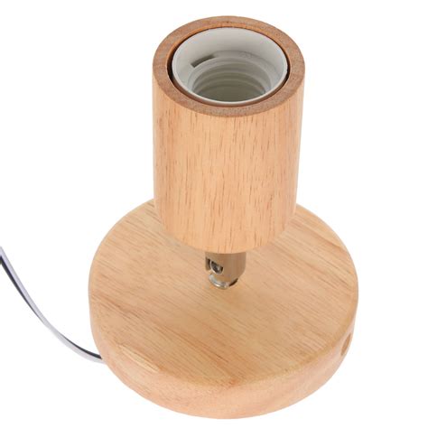 HOKARUA Wood E27 Thread Lamp Holder Rotatable Light Socket Ceiling