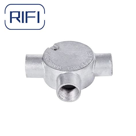 Tee Way Hot Dip Galvanised Circular Junction Box For Electrical Installations