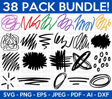 Scribble Svg Bundle Scribble Lines Svg Scribble Doodle Svg Doodles