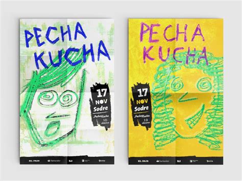 Pecha Kucha - Poster Design - 2 by Gonzalo Pacheco on Dribbble