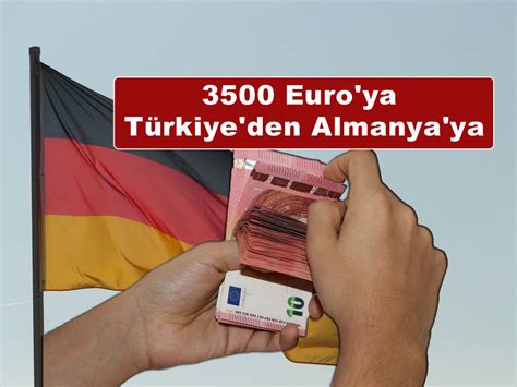 Euro Ya T Rkiye Den Almanya Ya