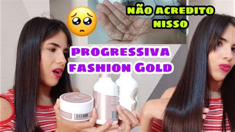 TESTEI A Progressiva FASHION GOLD Resenha Realpasso A Passo Da