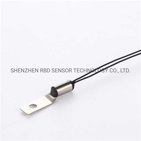 Wall Mounted M Thread Ring Lug Ntc Temperature Sensor With Branded