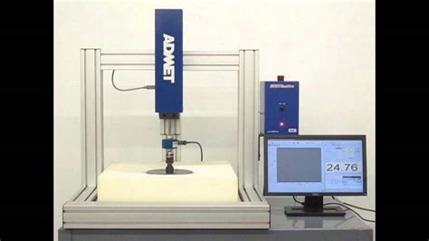 Astm D3574 Ifd Foam Compression Test Youtube