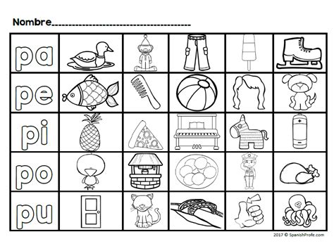 Descubrir Imagen Dibujos Para Colorear Silabas Pa Pe Pi Po Pu Sexiz Pix