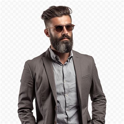 Hombre Elegante Aislado En Un Fondo Transparente Archivo Psd Premium