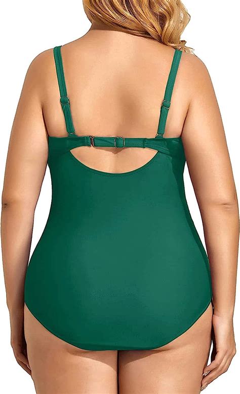 Buy Aqua Eve Plus Size Swimsuit For Women Tummy Control One Piece