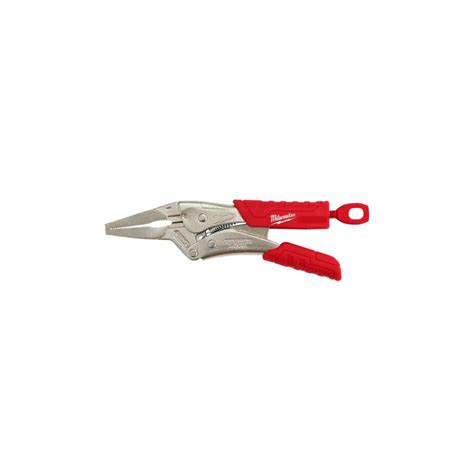 Milwaukee 6 Long Nose Locking Pliers With Grip Berings