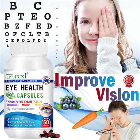 Improve Vision Supplement Capsule Lutein Blueberry Protect Eyesight Pr