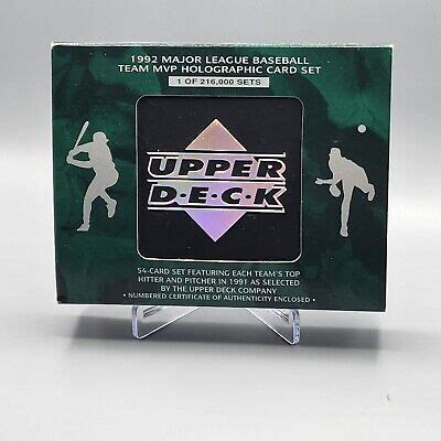 Upper Deck Baseball Team Mvp Holograms Set Ebay