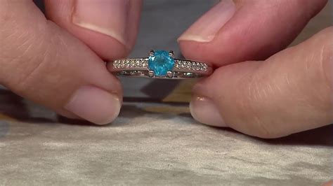 Anillo en plata con Apatita azul neón 4432WJ Juwelo Joyas