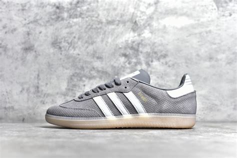 Adidas Samba Og Grey Bliss Orange Shoes Men S Fashion Footwear