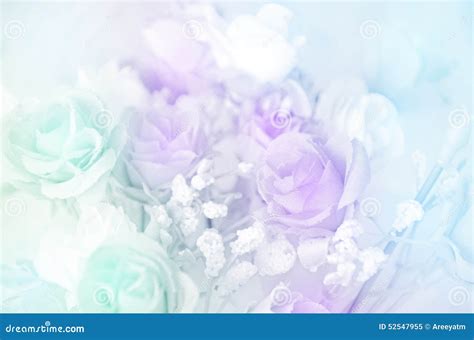 Couleur En Pastel De Rose Bouquet Photo stock - Image: 52547955