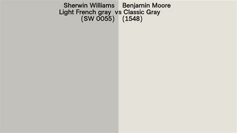 Sherwin Williams Light French Gray Sw 0055 Vs Benjamin Moore Classic