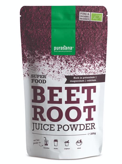 Purasana Vegan Beet Root Juice Powder Gr De Online Drogist