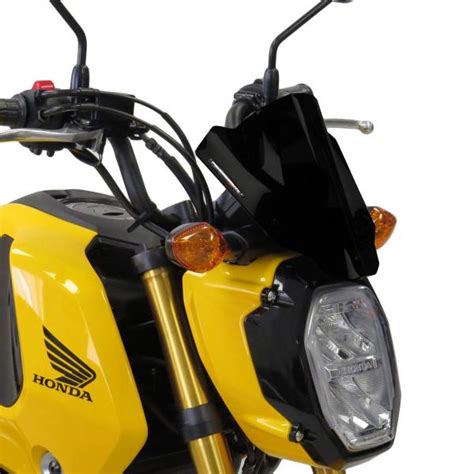Powerbronze Low Naked Low Solid Black Screen Honda Msx Grom