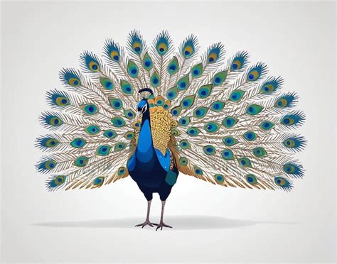 Premium Photo | A peacock with feathers