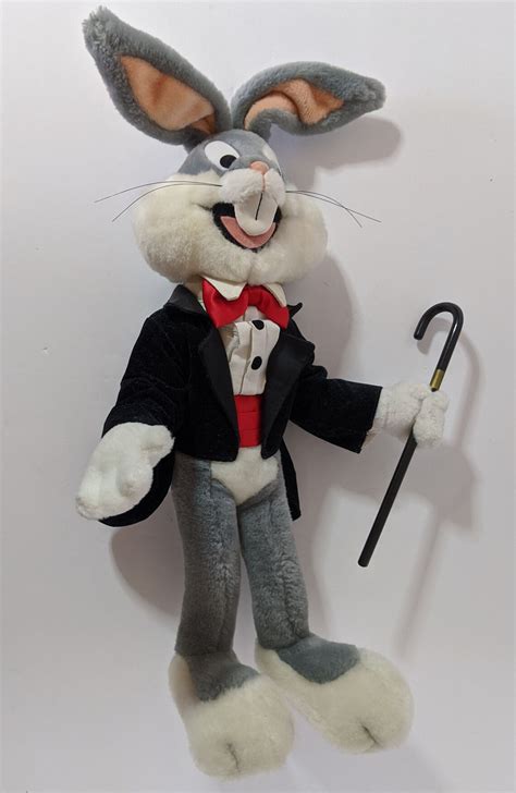 15 Vintage Bugs Bunny PLUSH 1990 50th Birthday W/ BLACK | Etsy