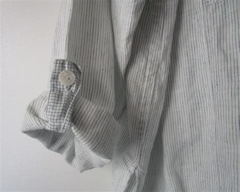 Linen Pant Set Flax By Jeanne Engelhart White Blue Stripe Check Grid