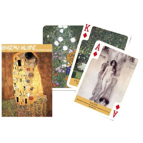 Jeu de cartes PIATNIK Gustave Klimt 55 cartes thématiques Mixte