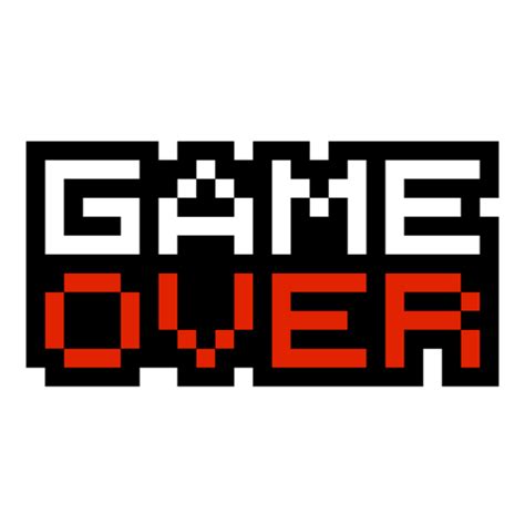 Game Over Just Stickers Just Stickers