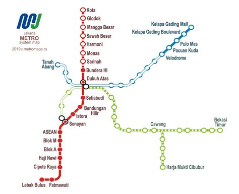 P Id Len Teplo Klid Jakarta Metro Map Vykop Vka Vizu Ln Se Va Ka