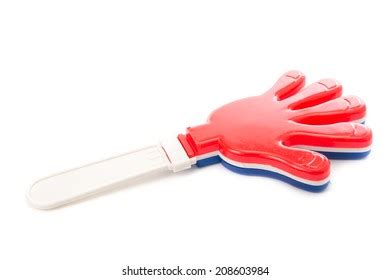 Plastic Colorful Hand Clap Toy Applause Stock Photo 208603984